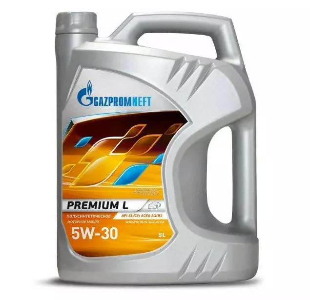 Масло моторное Gazpromneft Premium L 5W-30 полусинтетическое 5 л