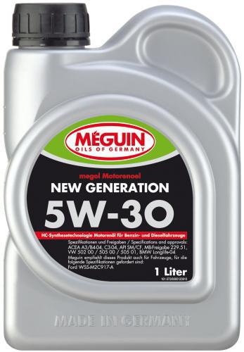 Синтетическое моторное масло Meguin Motorenoel New Generation 5W30 НС