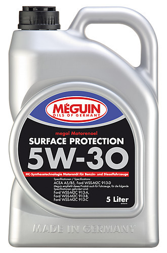 Megol Motorenoel Surface Protection 5W30 HC- синтетическое моторное масло 5л 3192