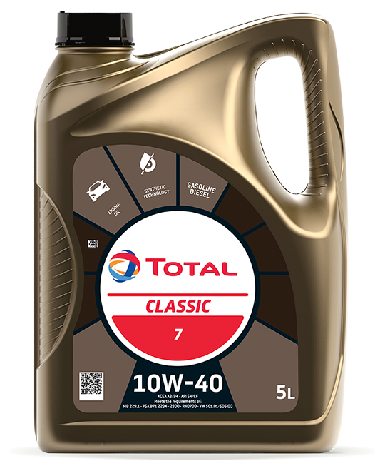 Total CLASSIC 7 10W40 Полусинтетическое моторное масло