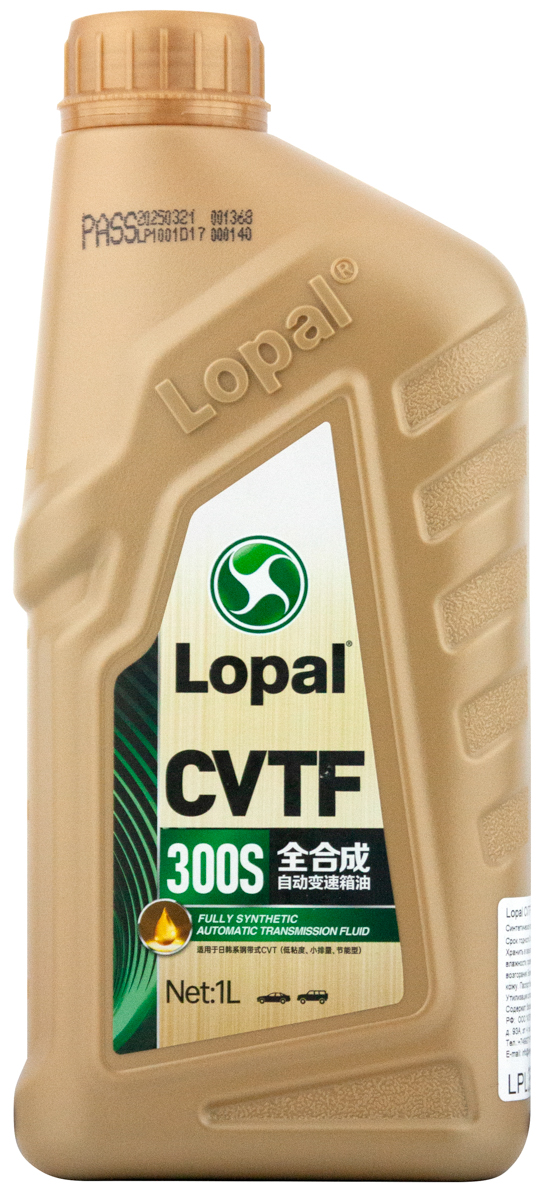 Трансмиссионное масло для вариаторов CVT Lopal CVTF 300S синтетическое 1л