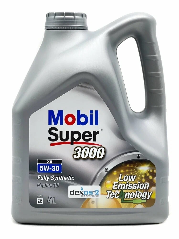 Моторное масло Mobil Super 3000 XE 5W30 синтетическое 4л