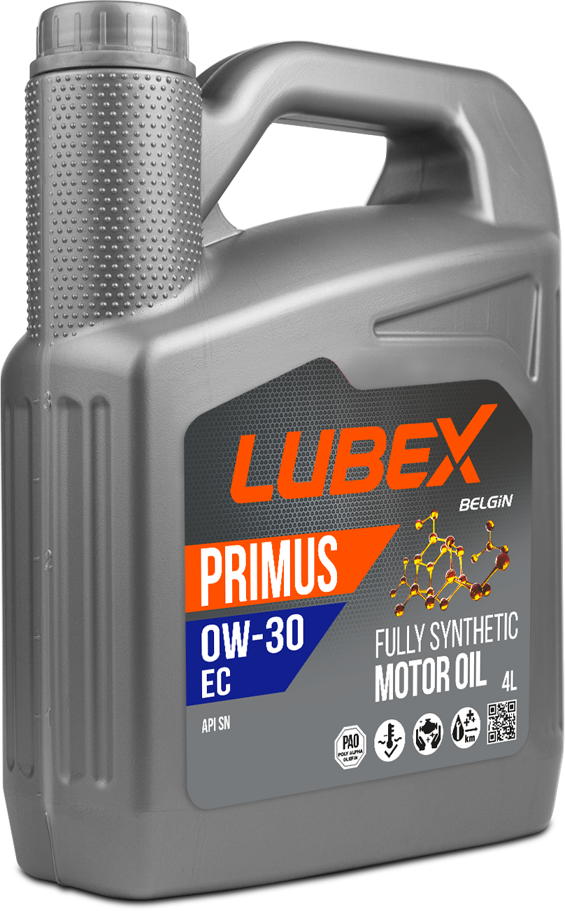 Масло моторное LUBEX PRIMUS EC 0W-30, синтетическое, 1л