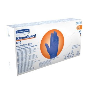 Kimberly-Clark KLEENGUARD* G10 Blue Nitrile Gloves (1*100шт) - Перчатки
