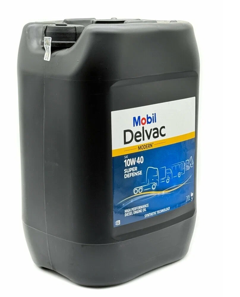 Масло моторное Mobil Delvac Modern Super Defense 10W40 синтетическое 20л