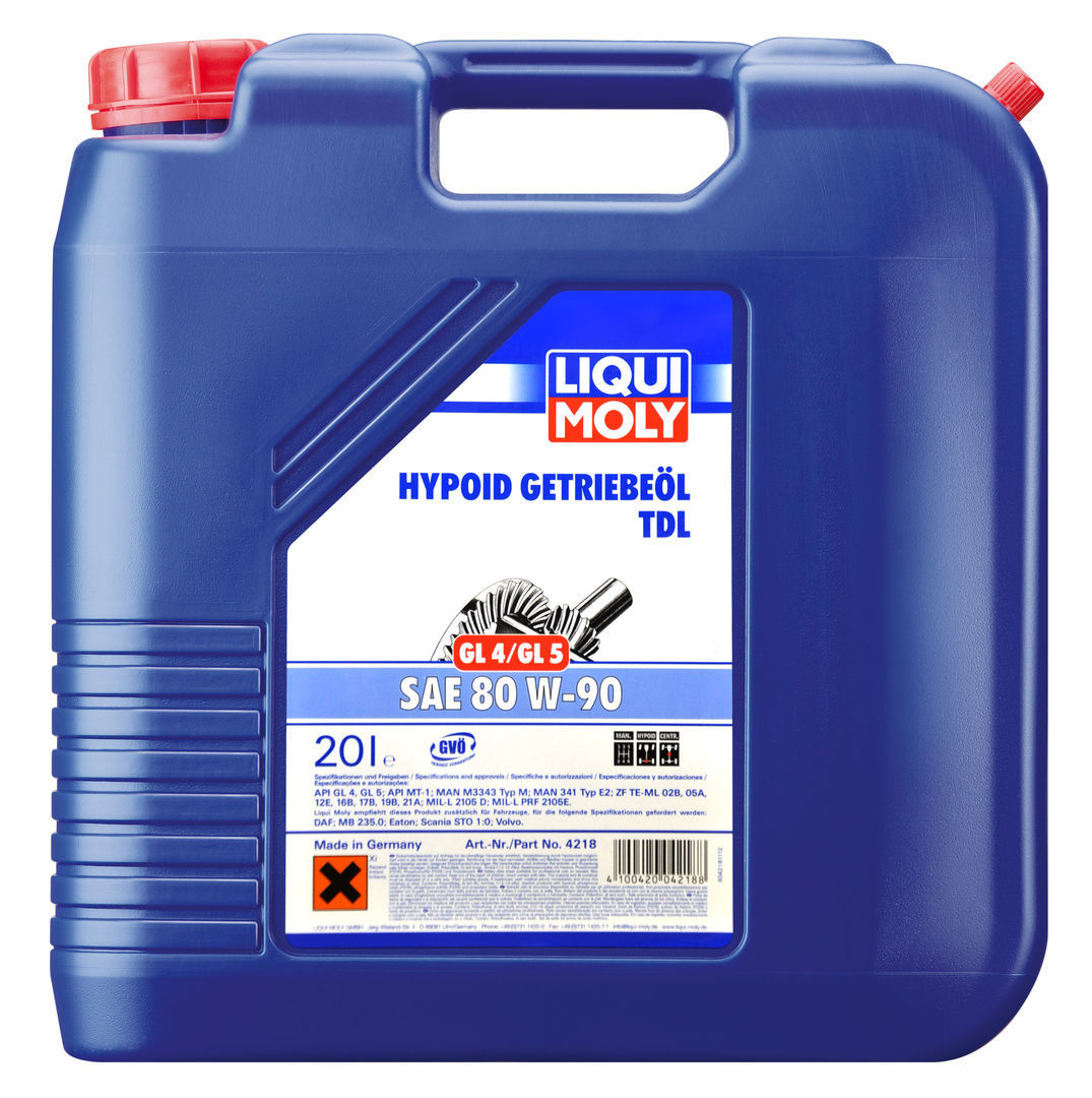 Liqui Moly Hypoid TDL GL4GL5 80W90 Минеральное масло для МКПП бочка 205л