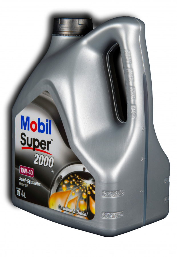 Моторное масло Mobil Super 2000 X1 10W40 полусинтетическое 4л