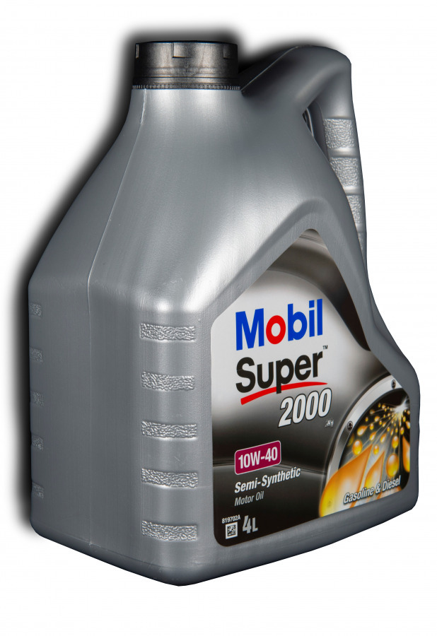 Моторное масло Mobil Super 2000 X1 10W40 полусинтетическое 4л