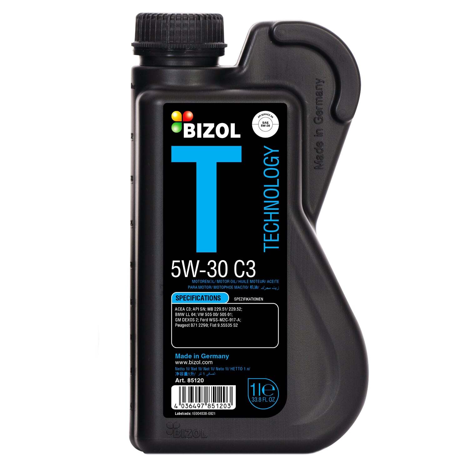 Синтетическое масло BIZOL Technology 5W-30 SN C3