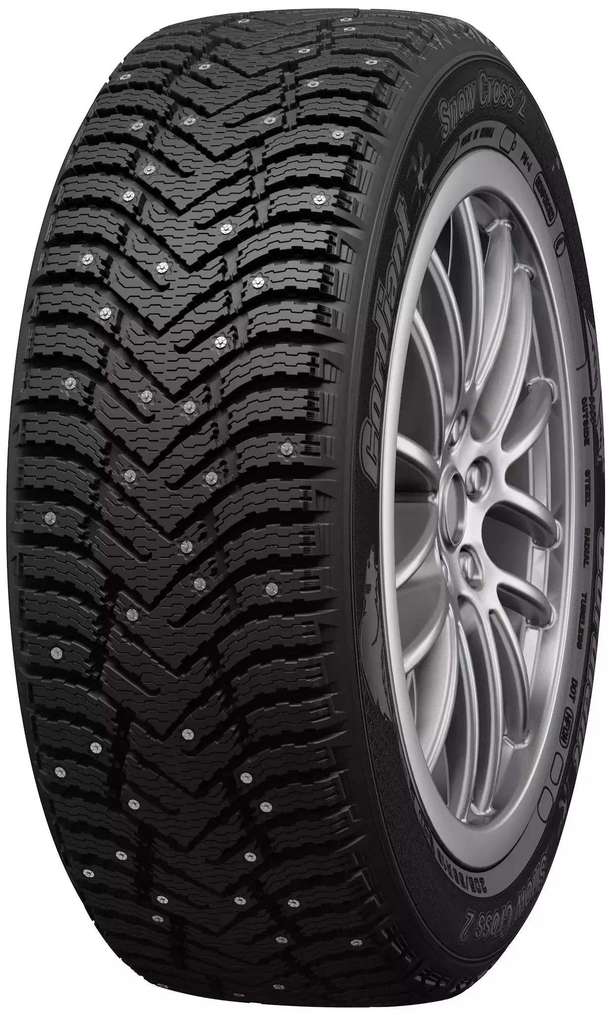 Купить зимнюю резину Cordiant Snow Cross 2 PW-4 98T R17 215/55 с шипами,  цена в Москве