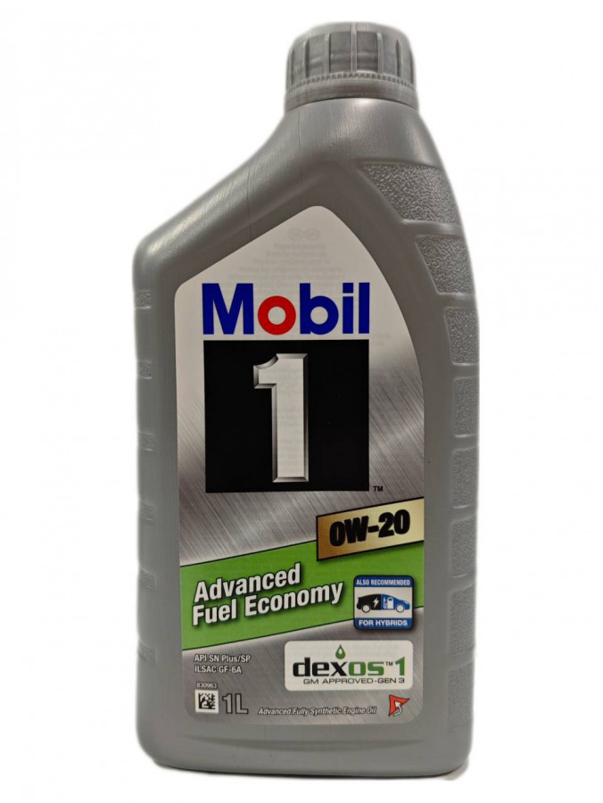 Моторное масло Mobil 1 0W20 синтетическое 1л
