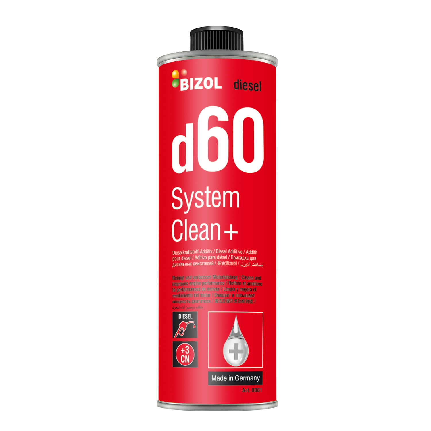 Промывка дизельных систем BIZOL Diesel System Clean+ d60 (1л)
