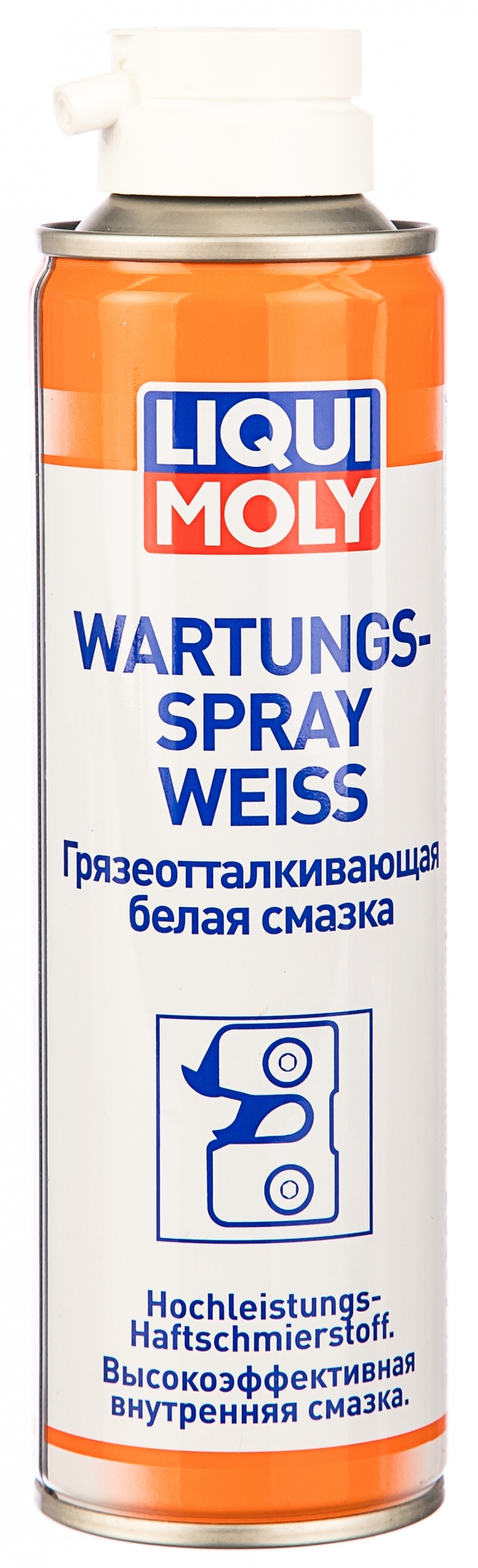 Liqui Moly Wartungs Spray Weiss Грязеотталкивающая белая смазка