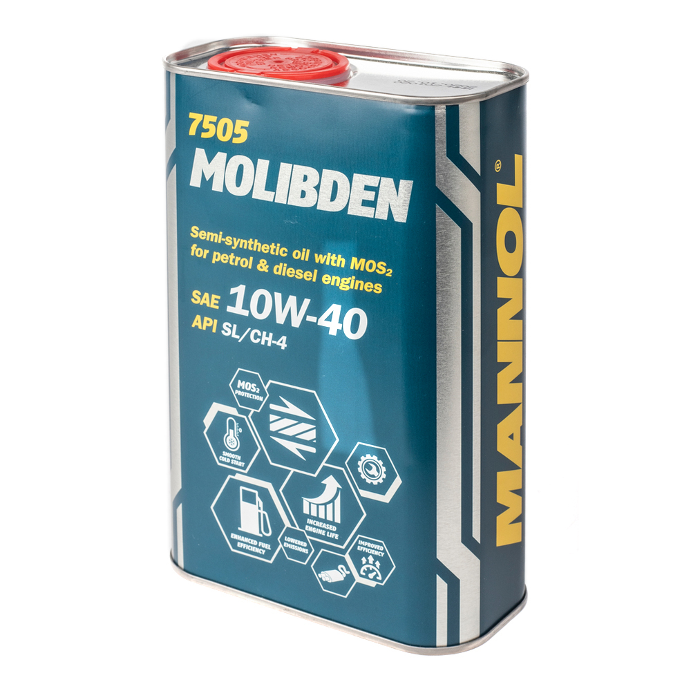 Mannol Molibden 10W40 API SL/CH-4 Полусинтетическое моторное масло