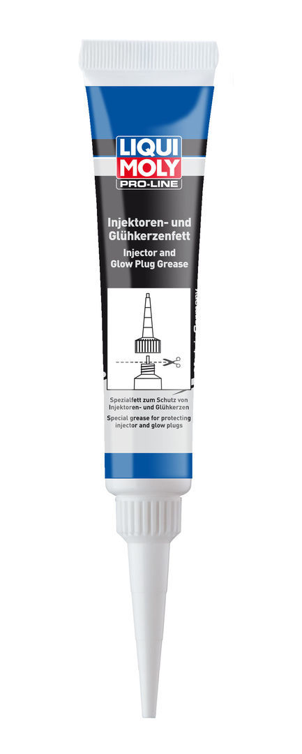 Liqui Moly Pro-Line Injektoren und Gluhkerzenfett Смазка для монтажа форсунок и свечей накаливания
