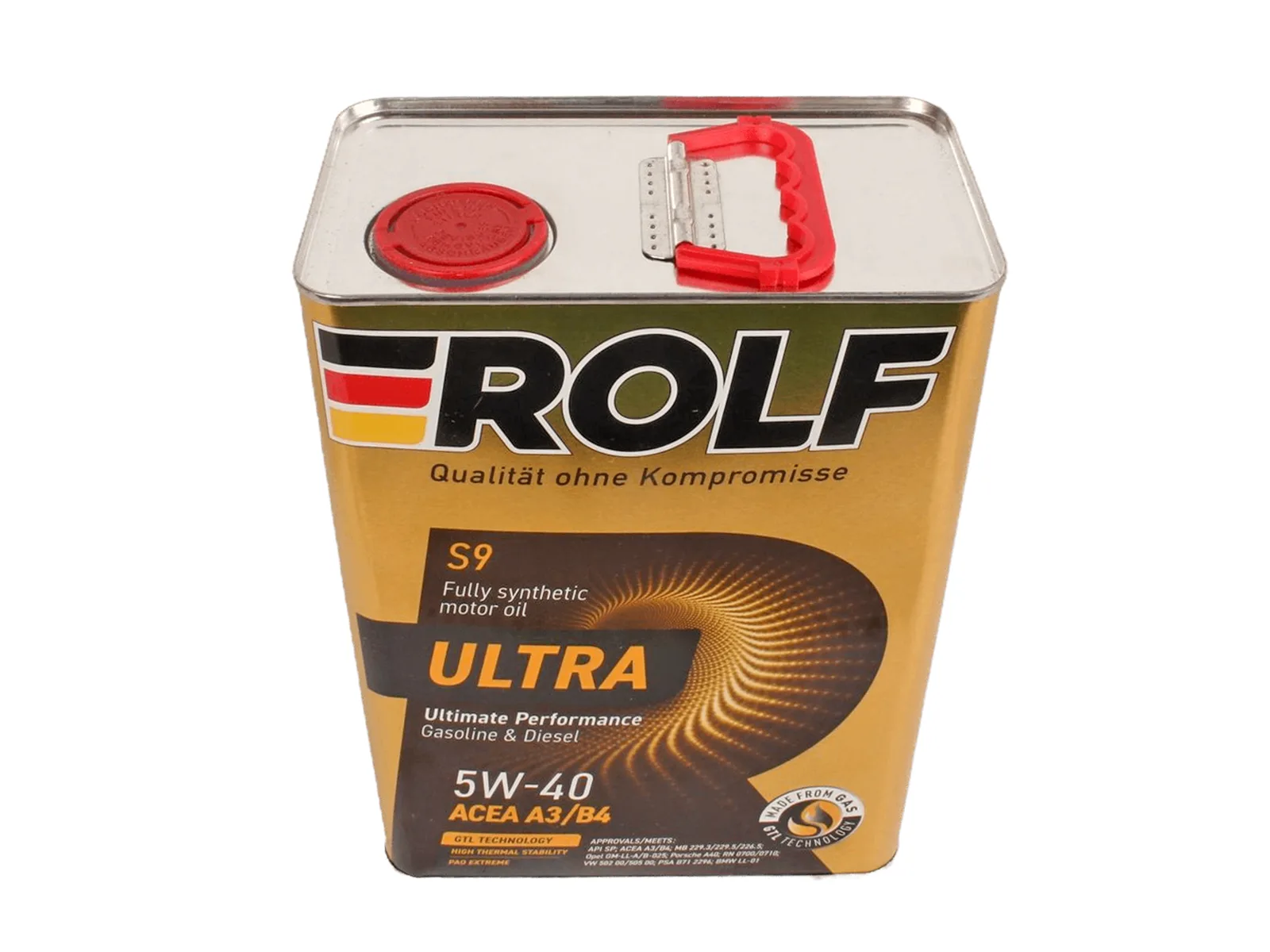 Моторное масло ROLF ULTRA 5W-40 A3/B4 SP, (металл), синтетическое 4л