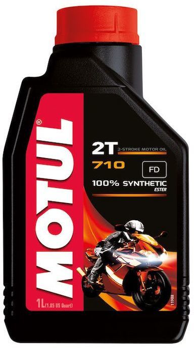 Motul 710 2T Синтетическое мотоциклетное масло для 2-х тактной мототехники