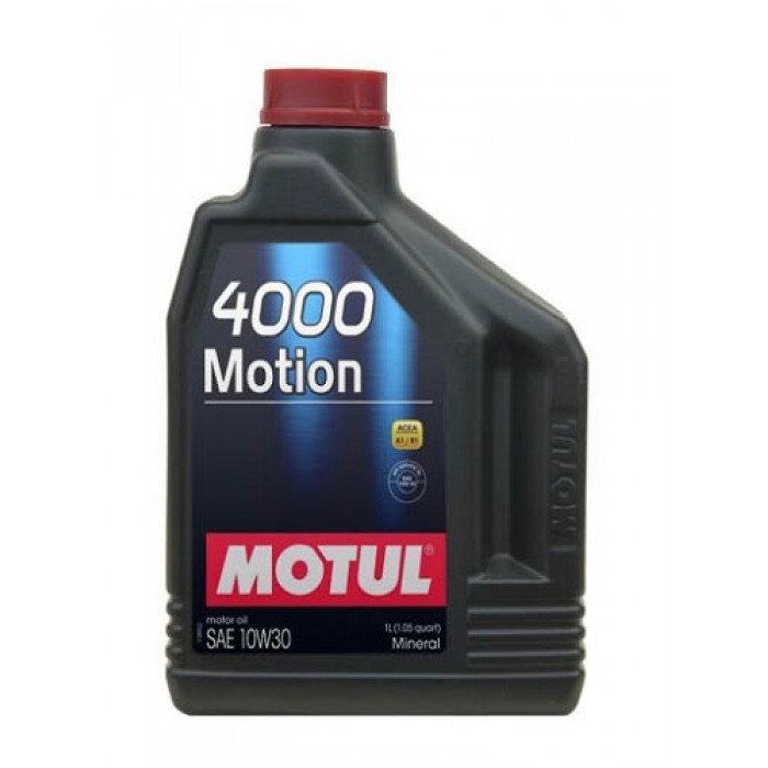 Motul 4000 Motion 10W30 Mineral Минеральное моторное масло