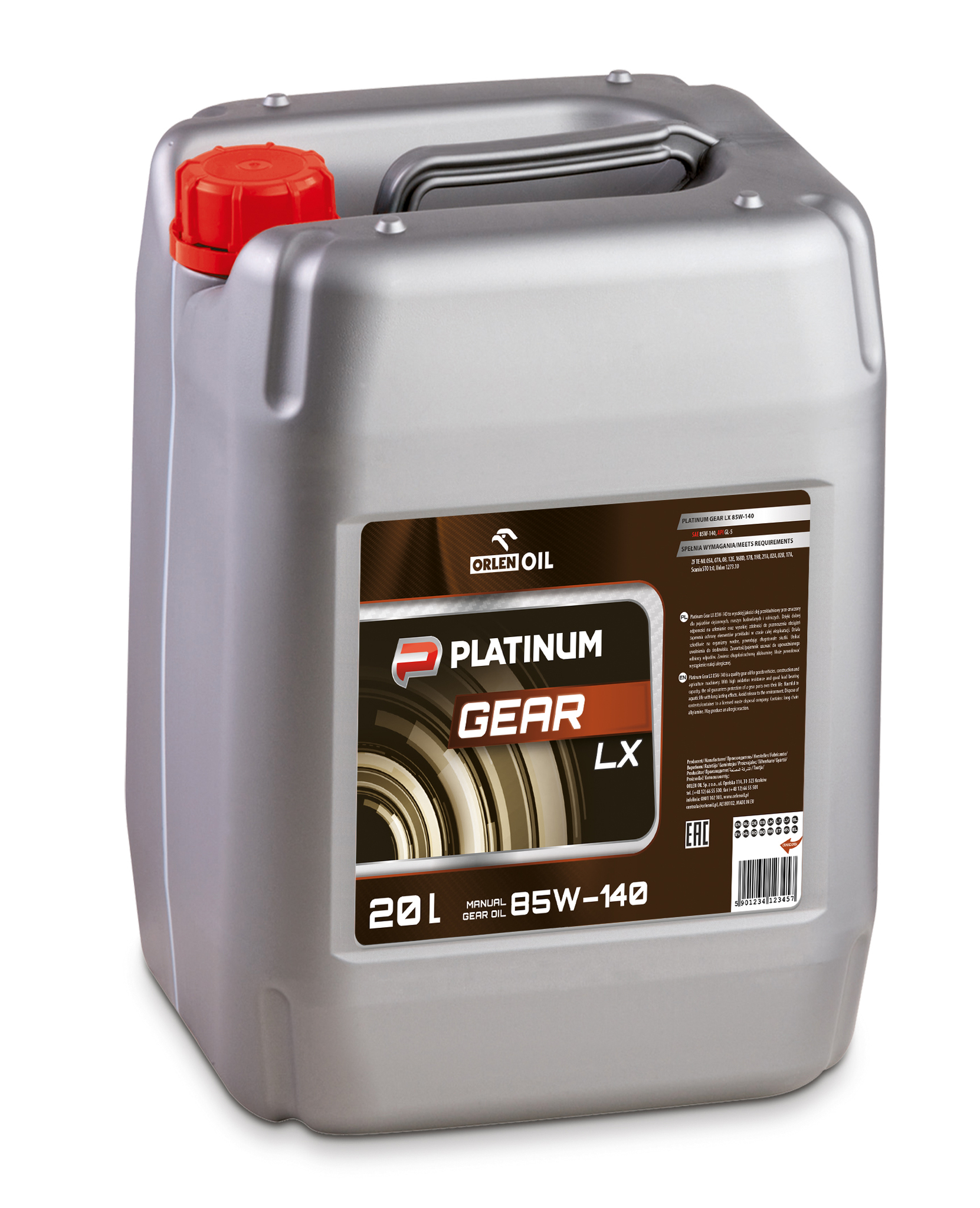 Orlen Oil Platinum Gear LX 85W140 Минеральное трансмиссионное масло для МКПП