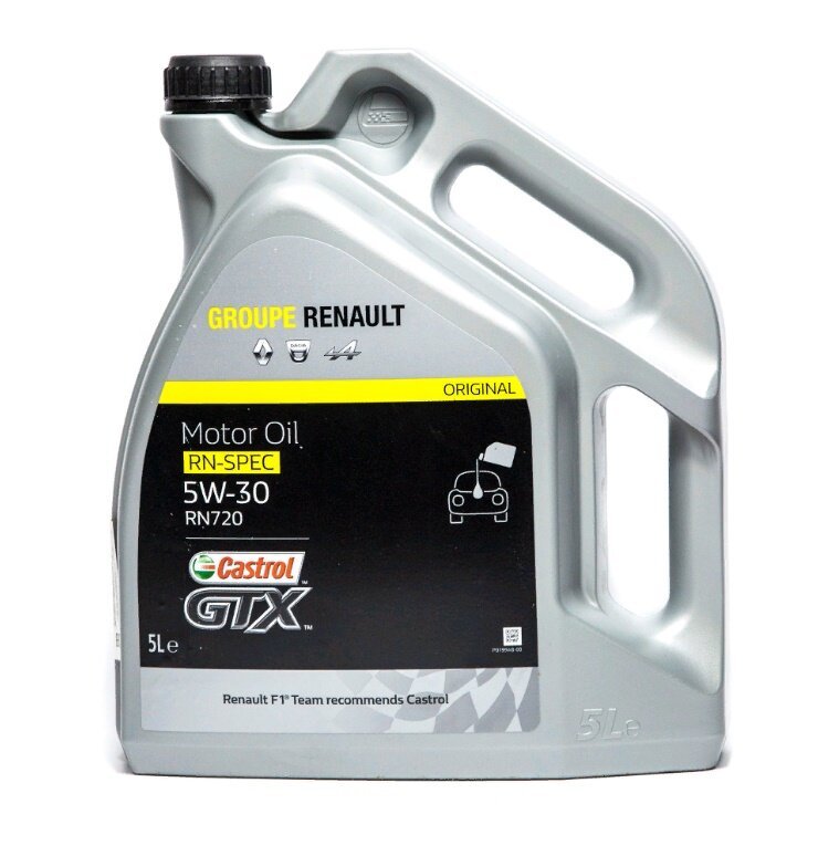 Castrol / Renault GTX RN-SPEC RN 720 5W30 Синтетическое моторное масло для дизельных Рено