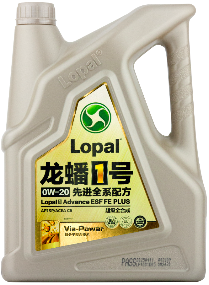Моторное масло Lopal 1 Advance ESF FE PLUS 0W-20 синтетическое 4л