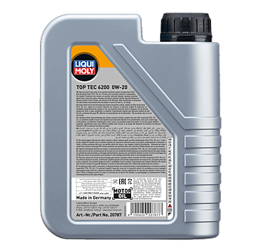 Моторное масло НС-синтетическое LIQUI MOLY Top Tec 6200 0W20 1л