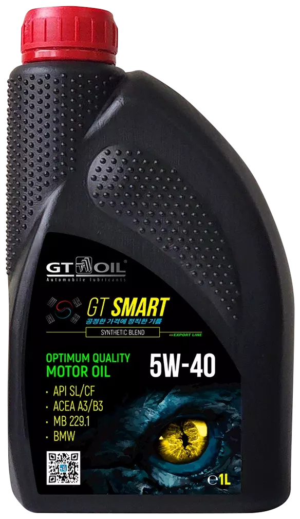 Масло моторное GT OIL Smart 5W-40 полусинтетическое 1 л