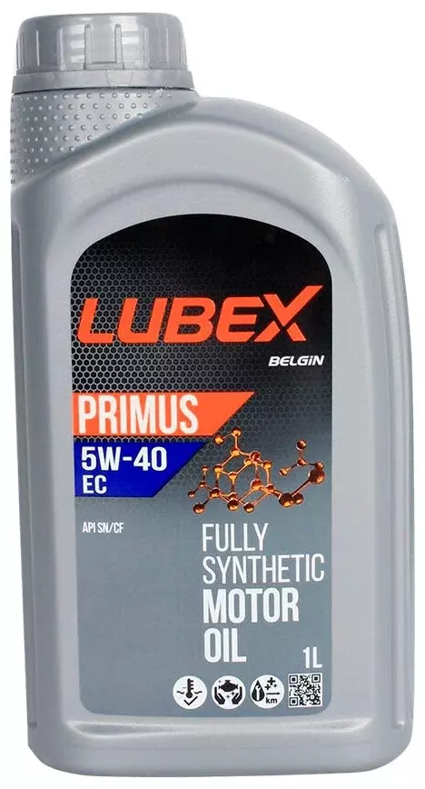 Синтетическое моторное масло LUBEX PRIMUS EC 5W-40, 1л