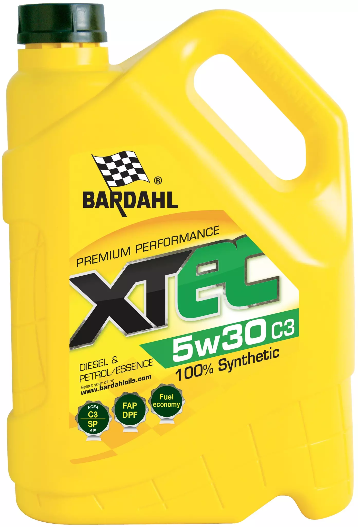 Синтетическое моторное масло Bardahl XTEC 5W-30 C3, 5 л, 5 кг