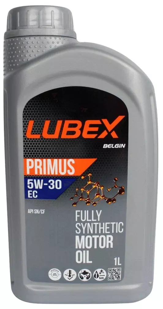 Синтетическое масло LUBEX PRIMUS EC 5W-30 SN 1л