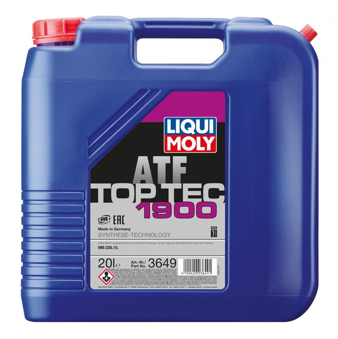 Liqui Moly Top Tec ATF 1900 - НС-синтетическое трансмиссионное масло для АКПП