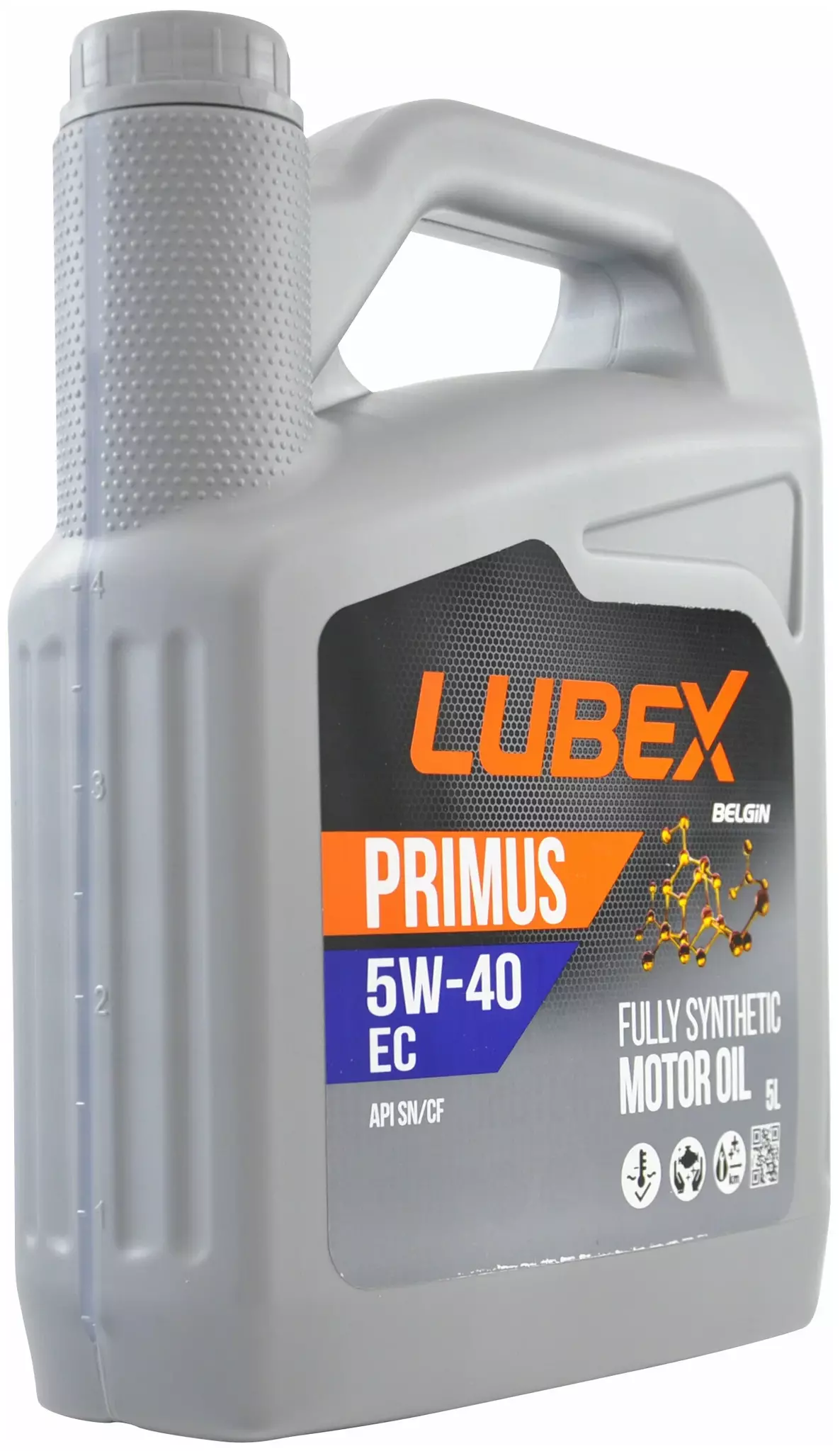 Синтетическое моторное масло LUBEX PRIMUS EC 5W-40, 5 л