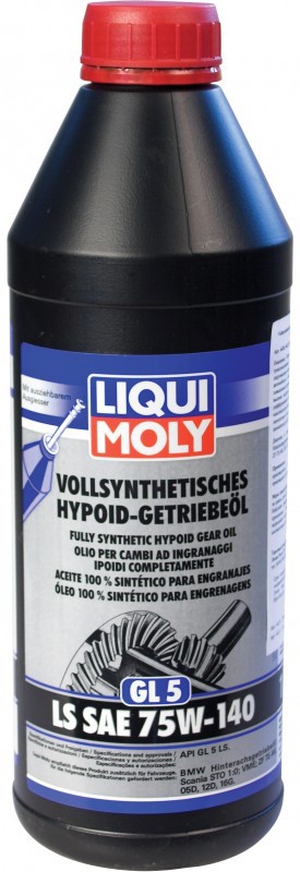 Масло трансмиссионное Liqui Moly LS 75W140 (GL5) синтетическое 1л