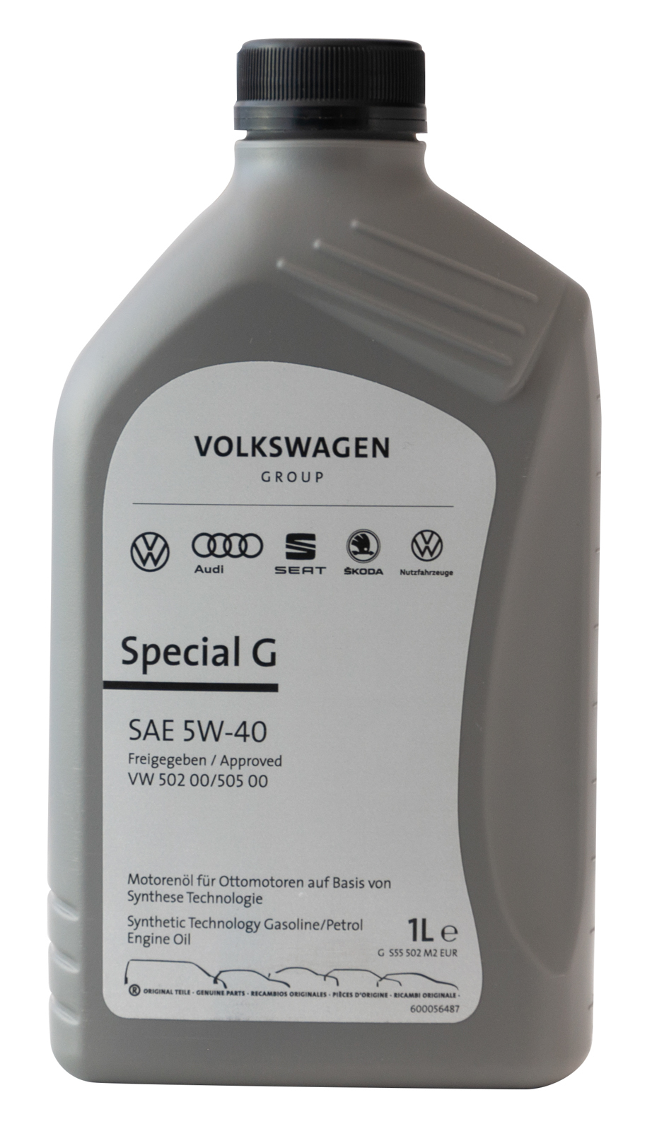 Синтетическое моторное масло VOLKSWAGEN Special G 5W-40 (G52502), 1 л, 1 шт
