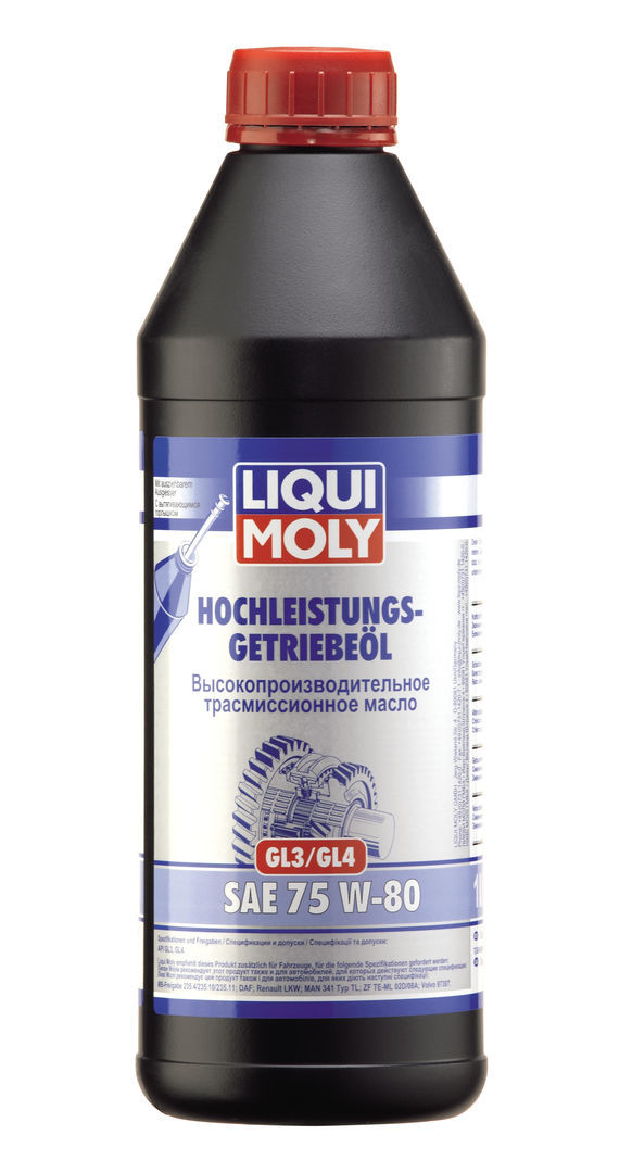 Liqui Moly GL3/GL4 75W80 НС-синтетическое трансмиссионное масло