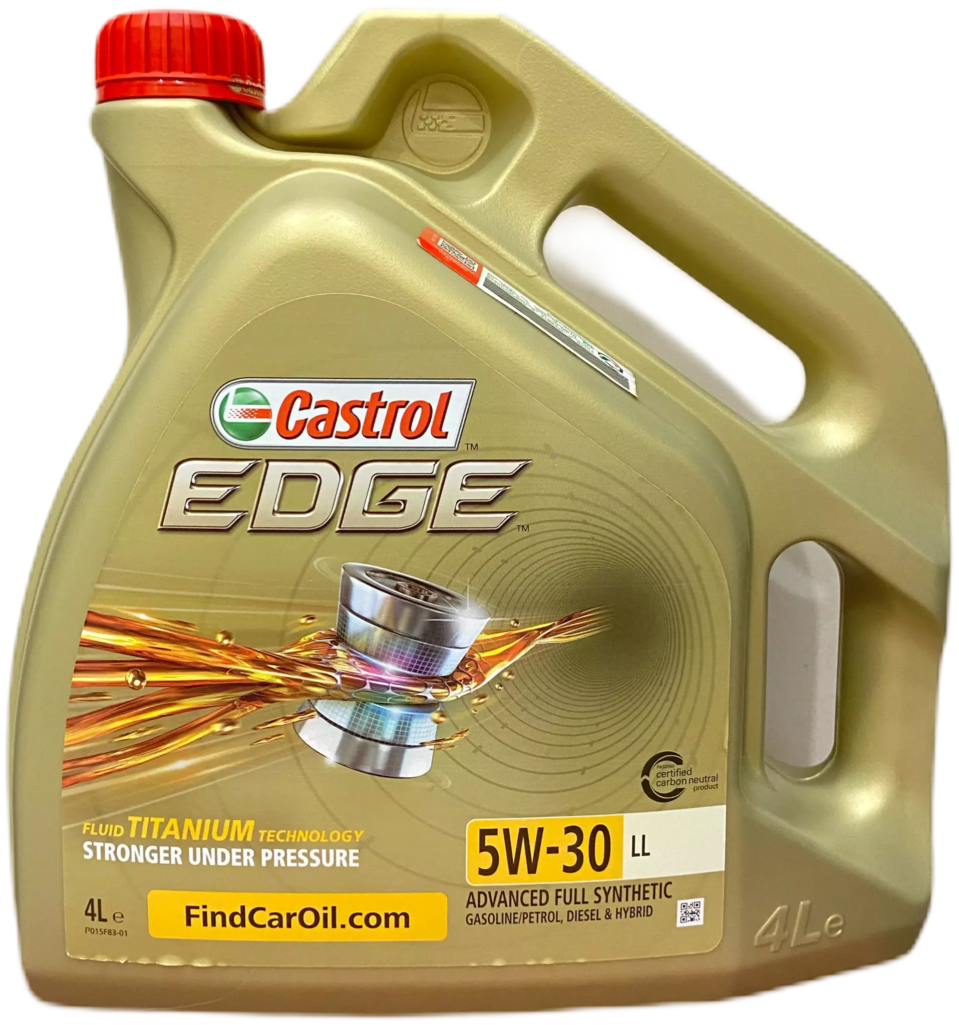 Масло моторное CASTROL EDGE LL 5W-30 синтетическое 4 л