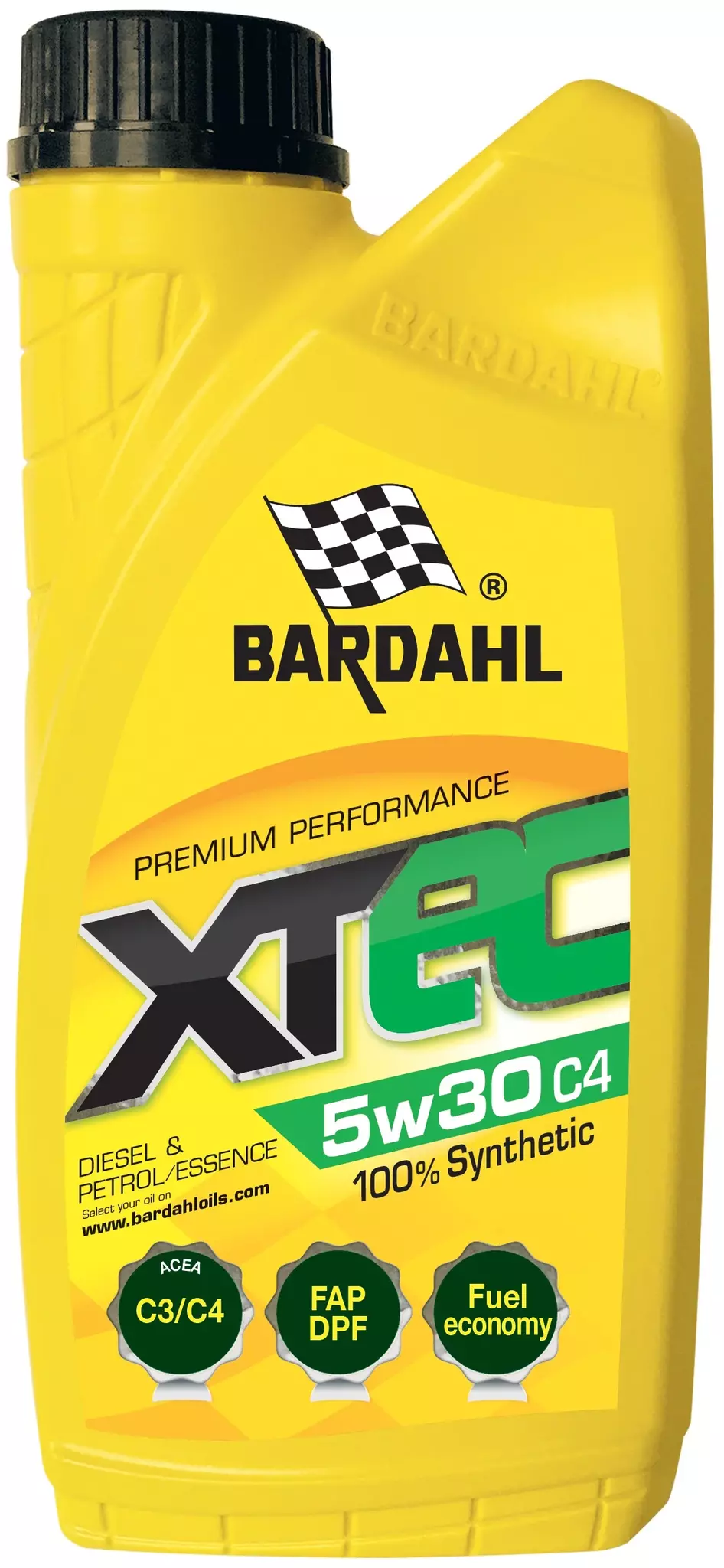 Синтетическое моторное масло Bardahl XTEC 5W-30 C4, 1 л