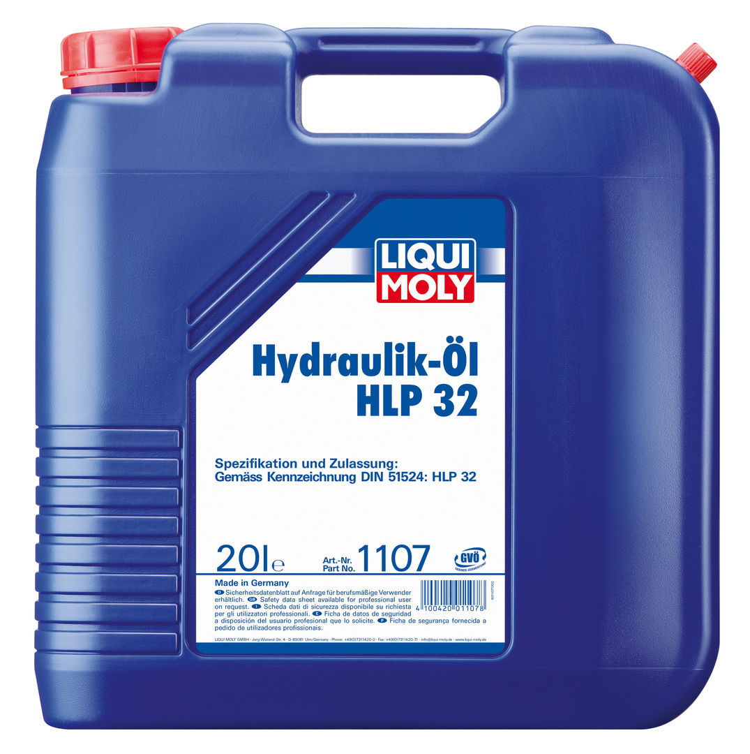 Гидравлическое масло Liqui Moly Hydraulikoil HLP 32 минеральное 20л