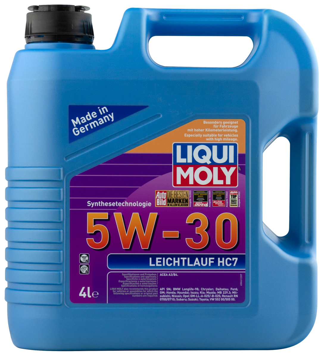 Моторное масло Liqui Moly Leichtlauf HC 7 5W30 hc-синтетическое 4л