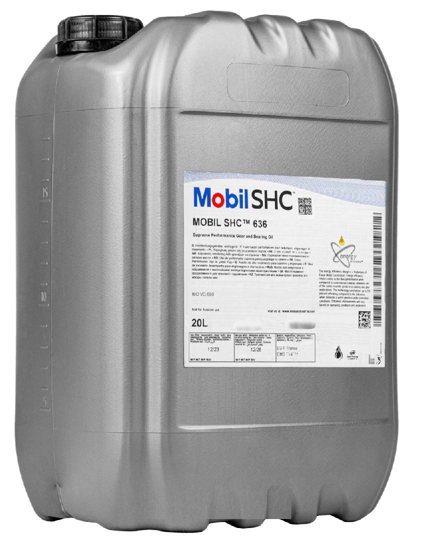 Циркуляционное масло Mobil SHC 636 синтетическое 20л