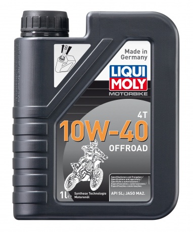 Моторное масло Liqui Moly Motorbike 4T Offroad 10W40 hc-синтетическое 1л