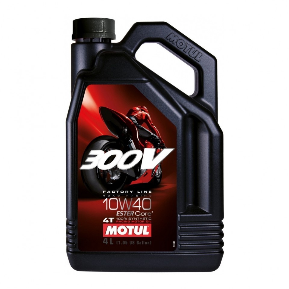 Motul 300V 4T Factory Line Road Racing 10W-40 - Синтетическое мотоциклетное масло