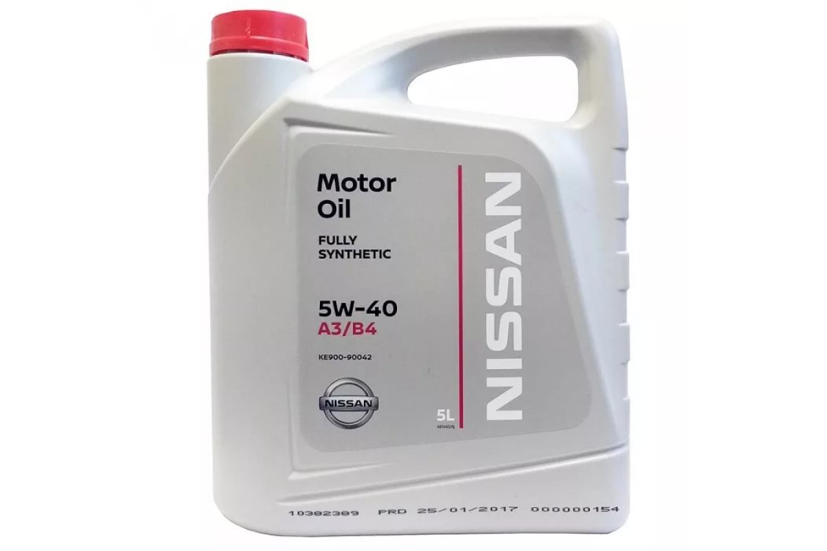 Nissan Motor Oil 5W40 Синтетическое моторное масло для Ниссан