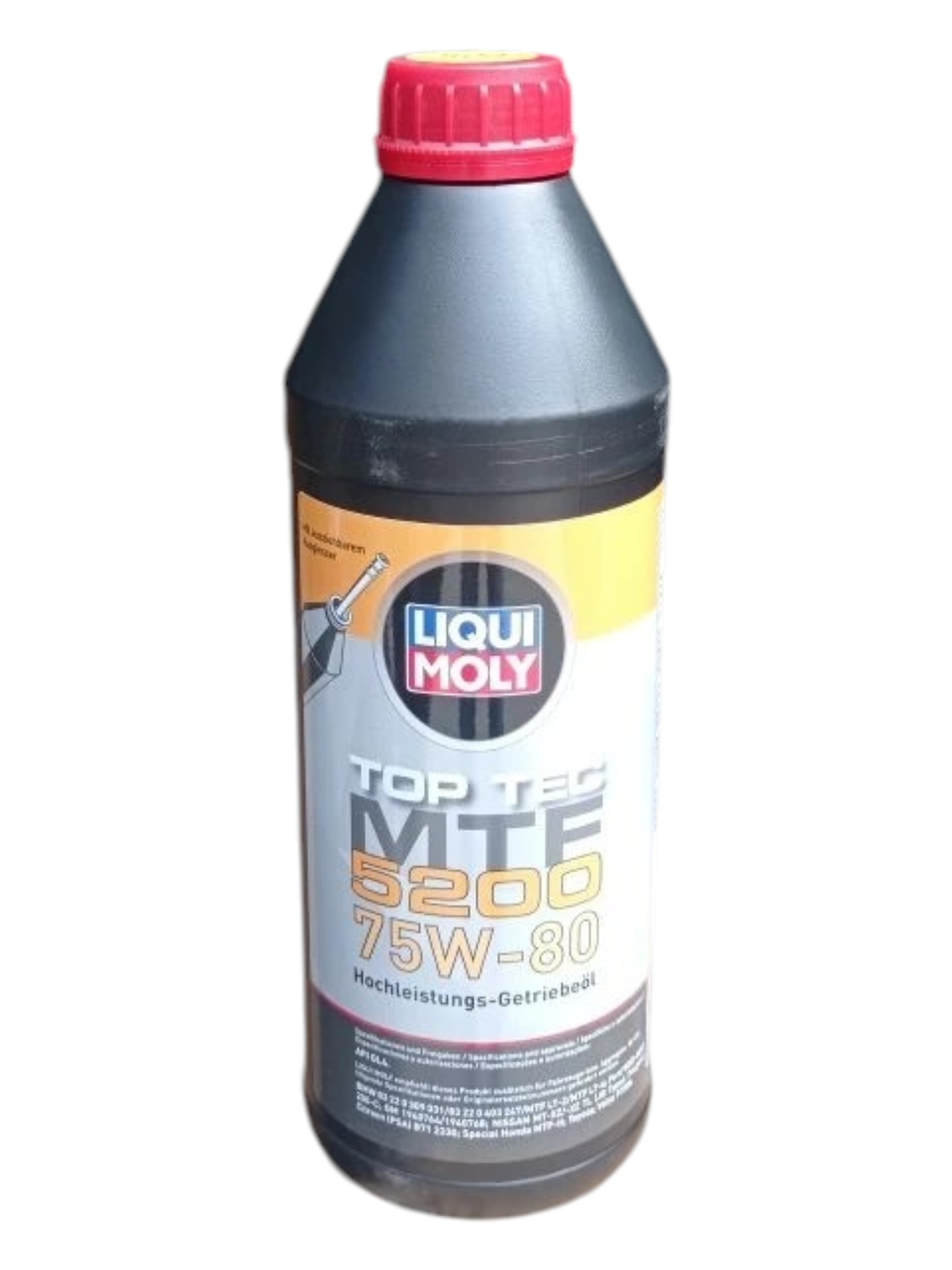 Масло трансмиссионное Liqui Moly Top Tec MTF 5200 75W80 hc-синтетическое 1л