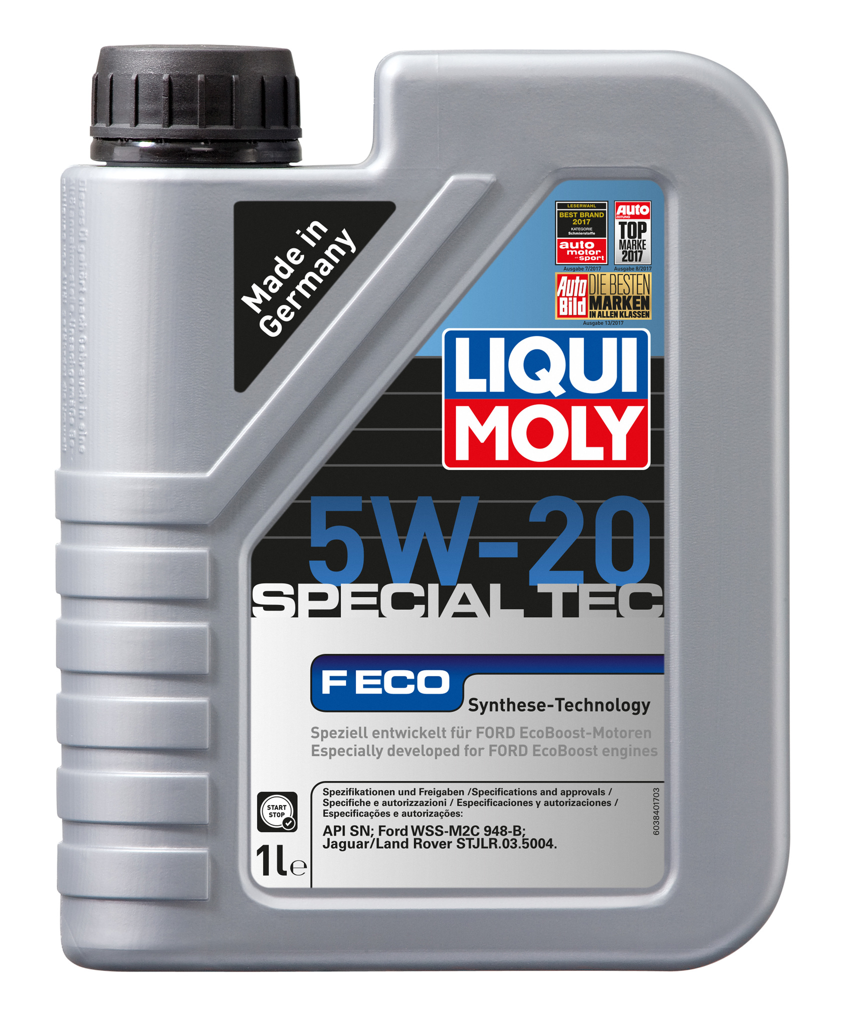 Моторное масло Liqui Moly Special Tec F ECO 5W20 НС-синтетическое, 1л