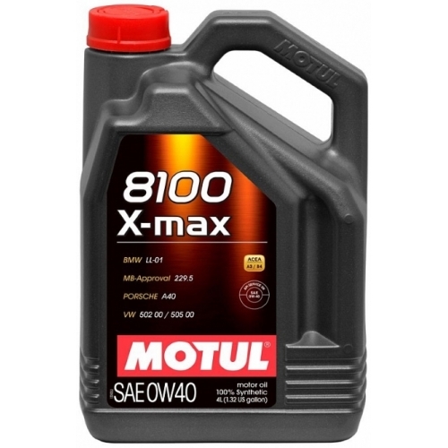 Motul 8100 X-max 0W40 Синтетическое моторное масло